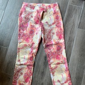 Flower print Chico’s pants